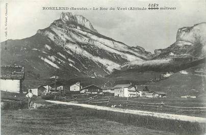 CPA FRANCE 73 "Roselend, Le Roc du Vent".