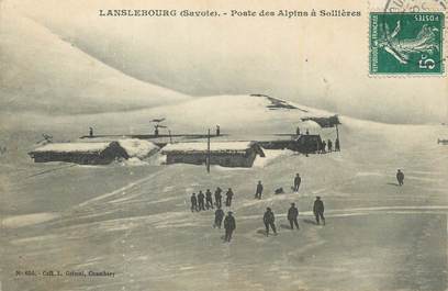 CPA FRANCE 73 "Lanslebourg, Poste des alpins à Sollières".