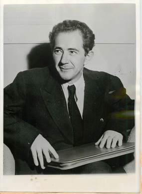 PHOTO ORIGINALE / YOUGOSLAVIE "Ministre yougoslave Milovan Djilas à l'ONU, 1949"