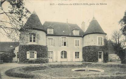 CPA FRANCE 03 "Près de Néris, Le château de Cerclier".