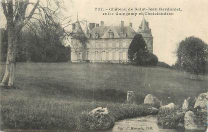 CPA FRANCE 22 "Entre Guingamp et Chatelaudren, Château de St Jean Kerdaniel".