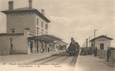 CPA FRANCE 13 "Nouvelle ligne de chemin de Fer de l'Estaque à Miramas, la Gare d'Istres" / TRAIN