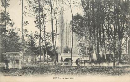 CPA FRANCE 16 "Luxé, Le petit pont".