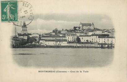 CPA FRANCE 16 "Montmoreau, Crue de la Tude".