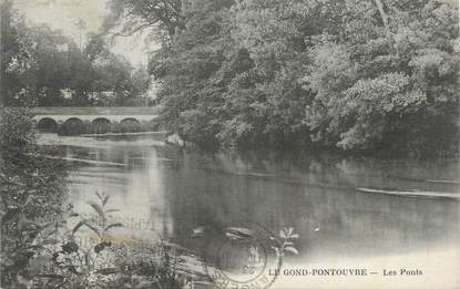 CPA FRANCE 16 "Le Gond Pontouvre, Les ponts".