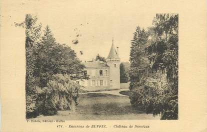 CPA FRANCE 16 "Environs de Ruffec, Le château de Domézac".