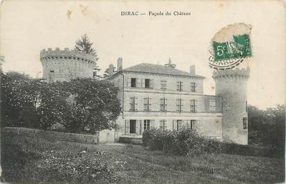 CPA FRANCE 16 "Dirac, Façade du château".