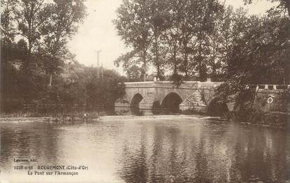 CPA FRANCE 21 " Rougemont, Le pont sur l'Armançon".