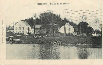 CPA FRANCE 21 "Grignon, Place de la Mare".