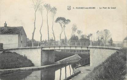 CPA FRANCE 21 "Fleurey sur Ouche, Le pont du canal".
