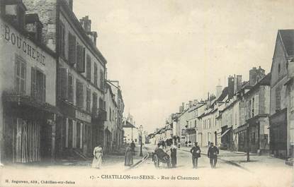 CPA FRANCE 21 "Chatilllon sur Seine, Rue de Chaumont".