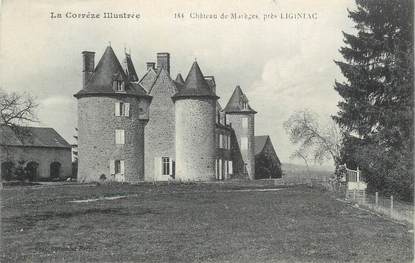CPA FRANCE 19 "Prés Ligniac, Le château de Marèges".
