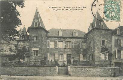 CPA FRANCE 19 "Meymac, Le château de Lamazière".