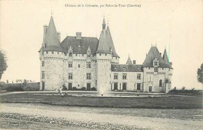 CPA FRANCE 19 "Salon la Tour, Château de la Grénerie".