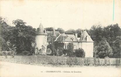 CPA FRANCE 19 "Chamboulive, Château de Gourdon".