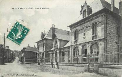 CPA FRANCE 19 "Brive, Ecole Firmin Marteau".