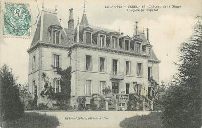 CPA FRANCE 19 "Ussel, Château de la Diège"