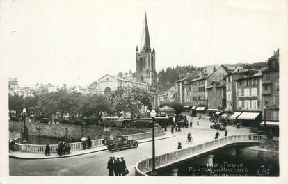 CPSM FRANCE 19 "Tulle, Pont de la Bascule et la cathédrale".