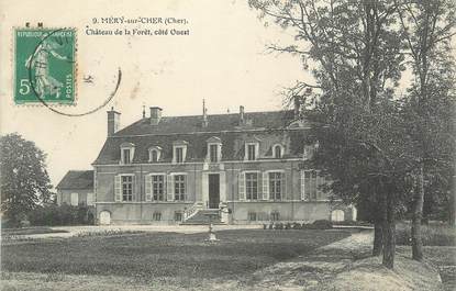 CPA FRANCE 18 " Méry sur Cher, Château de la forêt".