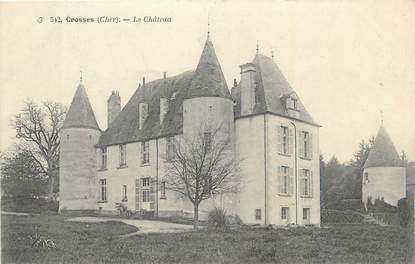 CPA FRANCE 18 " Crosses, Le château".