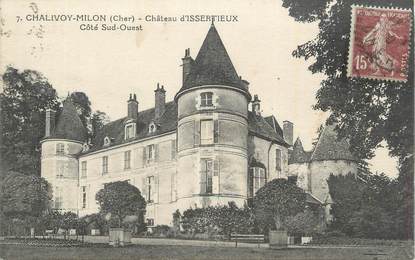 CPA FRANCE 18 " Chalivoy Milon, Château d'Issertieux".