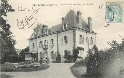CPA FRANCE 18 " Le Chatelet, Château des Estiveaux".