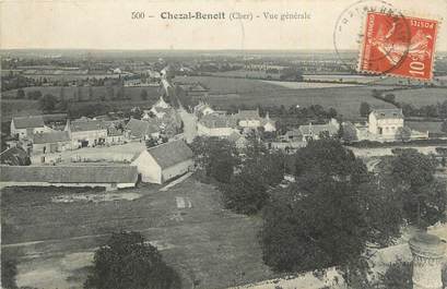 CPA FRANCE 18 " Chezal Benoit, Vue générale".