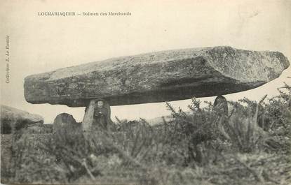 CPA FRANCE 56 "Locmariaquer, le dolmen des marchands" / DOLMEN