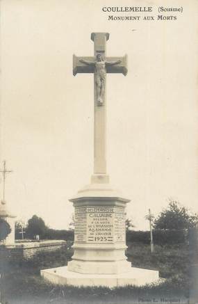 CPA FRANCE 80 " Coullemelle, Monument aux morts".