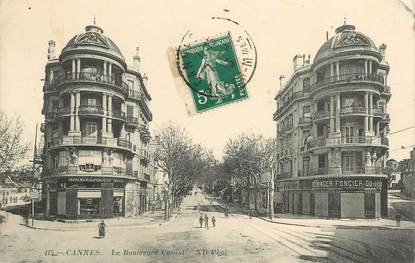 CPA FRANCE 06 "Cannes, le bld Carnot"