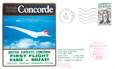 LETTRE 1 ER VOL DU CONCORDE "Paris / Belfast, 28 mai 1983, Commandant de Bord: C. MORRIS"