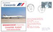 1 Er Vol LETTRE 1 ER VOL DU CONCORDE "Paris / Manchester, 15 juin 1980, Commandant de Bord A. DUCHANGE"