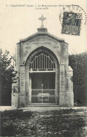 CPA FRANCE 42 " Valflleury, Le monument aux morts".