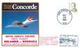 LETTRE 1 ER VOL DU CONCORDE "Orlando / Bermudes, 14 octobre 1983, Commandant de Bord: Mc MULLEN"