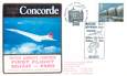 LETTRE 1 ER VOL DU CONCORDE "Belfast / Paris, 28 mai 1983, Commandant de Bord: O. WALPOLE"