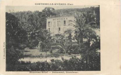 CPA FRANCE 83 "Costebelle Hyères, Mimosas Hôtel".