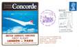 LETTRE 1 ER VOL DU CONCORDE "Londres / Paris, 6 mai 1983, Commandant de Bord: DIXON"