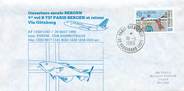 1 Er Vol LETTRE 1 ER VOL FRANCE "Paris / Bergen, BOEING 737, 20 mai 1989"