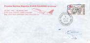 1 Er Vol LETTRE 1 ER VOL FRANCE "Paris / Palerme, 26 mars 1989"