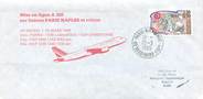 1 Er Vol LETTRE 1 ER VOL FRANCE "Paris / Naples, 26 mars 1989, A320"