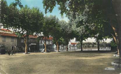 CPSM FRANCE 83 " La Crau,Place Jean Jaurès".