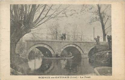 CPA FRANCE 45 " Sceaux en Gatinais, Le pont".