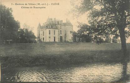 CPA FRANCE 49 "Cléré, Château de Beaurepaire".