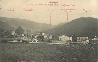 CPA FRANCE 63 "St Pierre la Bourlhomme, Les Monts du Forez".