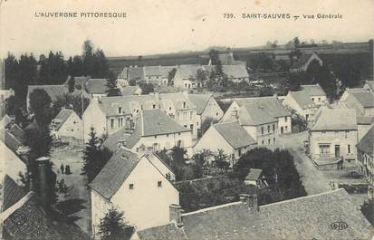 CPA FRANCE 63 "St Sauves, Vue générale".