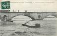 CPA FRANCE 18 "Vierzon, Le pont". / INONDATIONS DE 1907