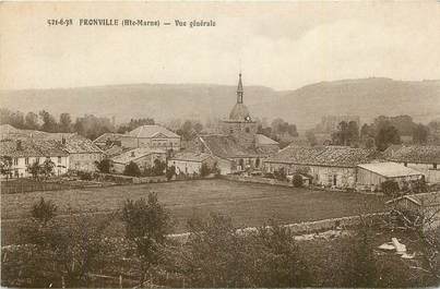 CPA FRANCE 52 "Fronville, Vue générale".