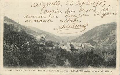 CPA FRANCE 05 "Aiguilles, La vallée et les gorges du Queyras".
