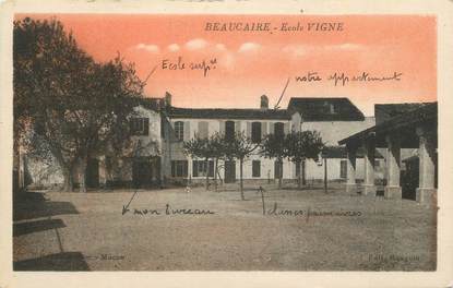 CPA FRANCE 30 "Beaucaire, Ecole Vigne".