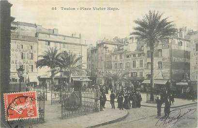 CPA FRANCE 83 " Toulon, Place Victor Hugo".